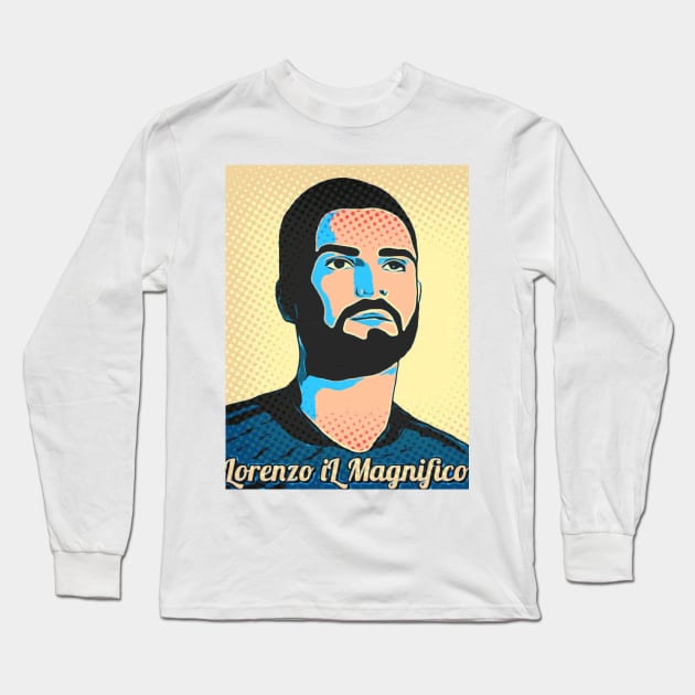 Lorenzo Insigne Long Sleeve T-Shirt by masboyyy